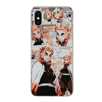 Demon😈Slayer Anime Cover Phone Case For iPhone 15 14
