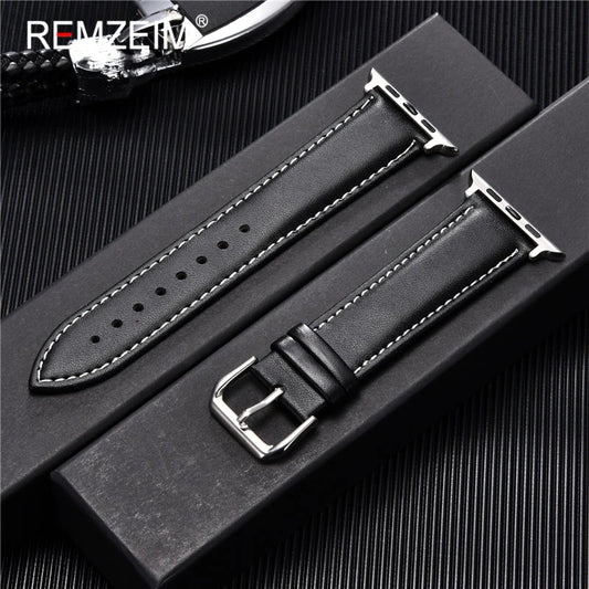 Casual PU Leather Strap for Apple Watch Band 49 45 44 42mm iwatch Ultra 8 7 6 5 4 3 SE Watch Accessories Wristband 41 40 38mm