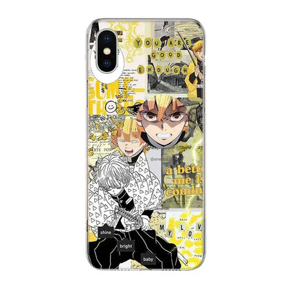 Demon😈Slayer Anime Cover Phone Case For iPhone 15 14