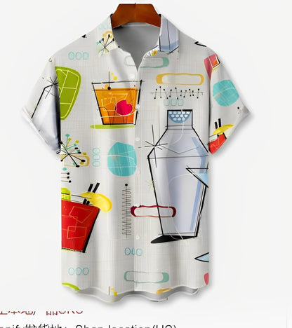 3D Digital Printing Hawaiian Shirt