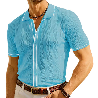 Men's summer knitwear casual short sleeve