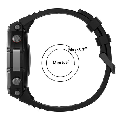 Silicone Strap For Amazfit T-rex 3 Smart Watch WristBand Sport Band For Huami Amazfit T-rex 3 Bracelet Accessories Correa