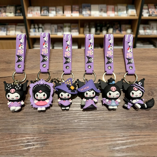 Rebel Kuromi Charm Keychain
