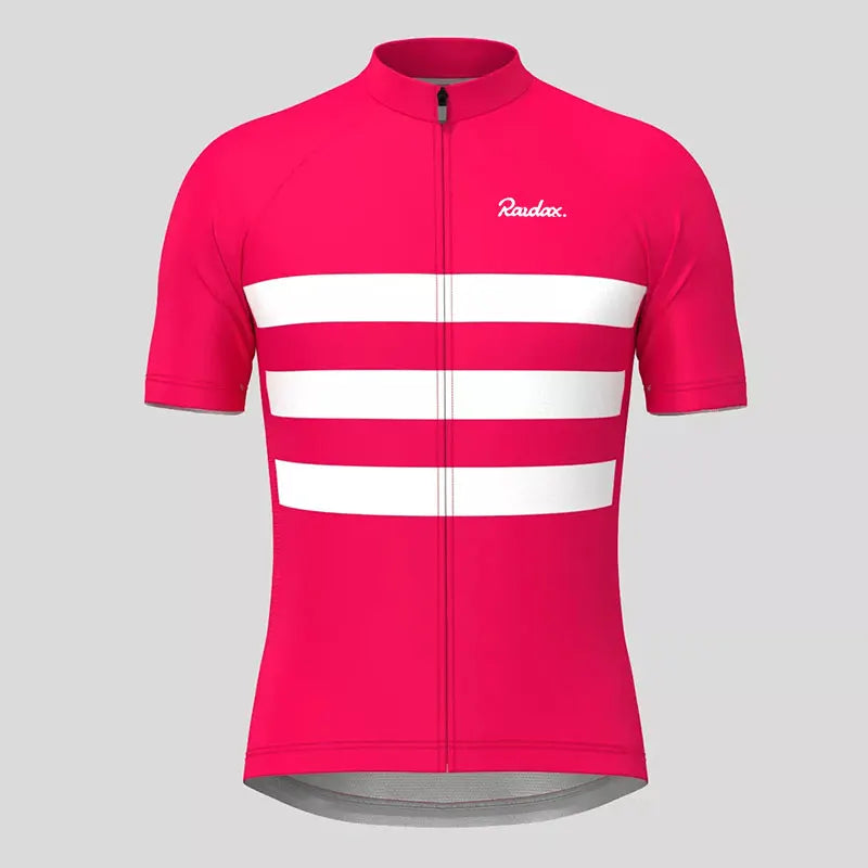 Spandex Cycling Clothing Raudax High Elasticity Short Sleeve Ropa Ciclismo Summer Men Top Jersey Bike Shirts Uniform Cycling Kit