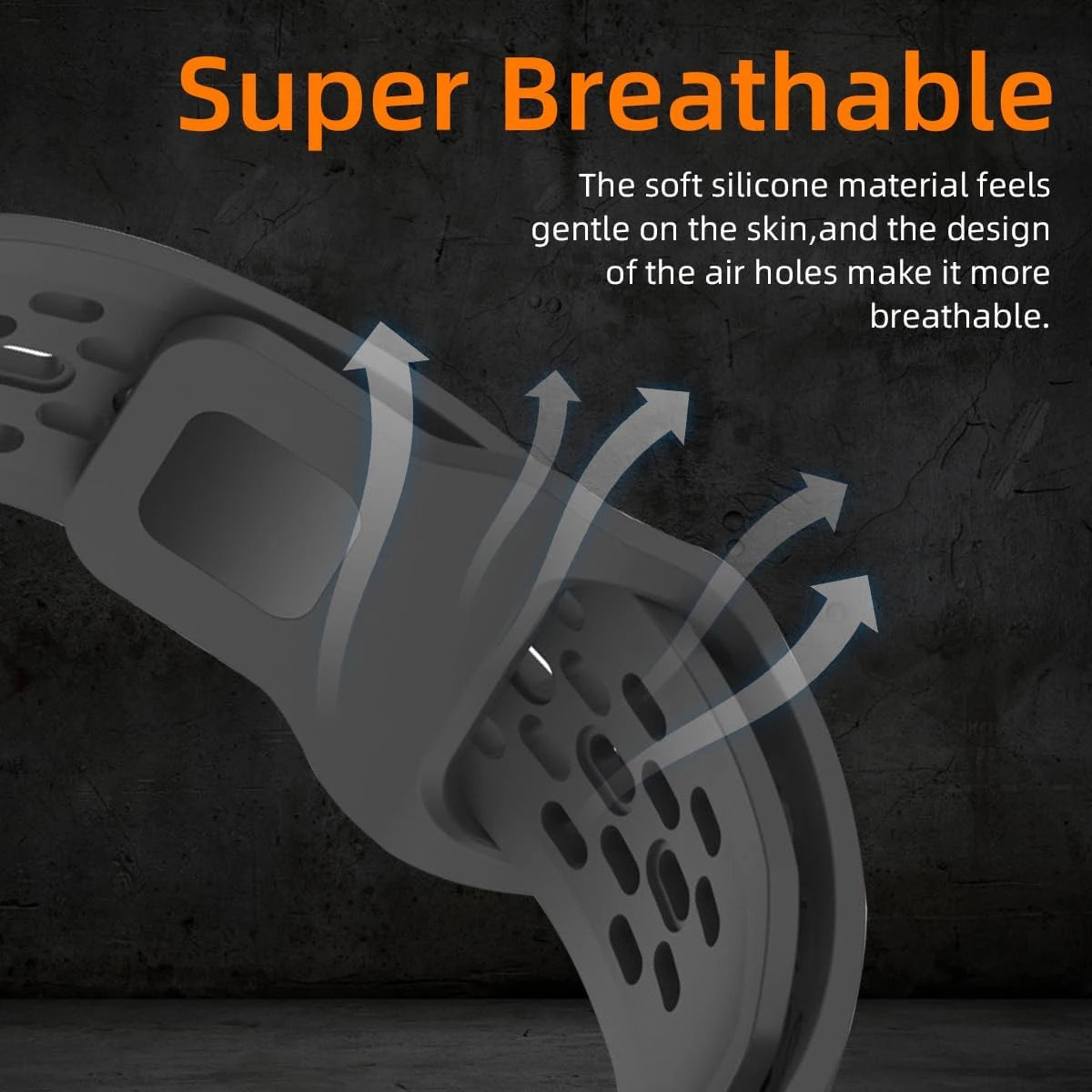 Soft Breathable Silicone Strap For Amazfit T-REX 3 2 Sports Bracelet Watchband For Xiaomi Huami Amazfit Watch T-REX Wrist Band