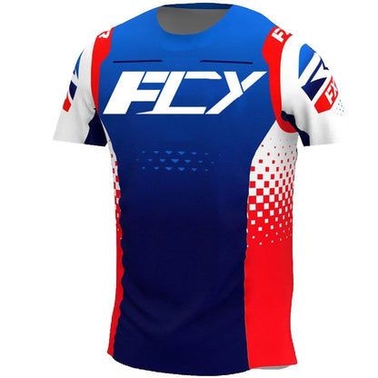 Mountain Bike Downhill Jerseys MTB Bike Shirts Offroad DH Motorcycle Jersey Motocross Sportwear Clothing Short sleeve cycling