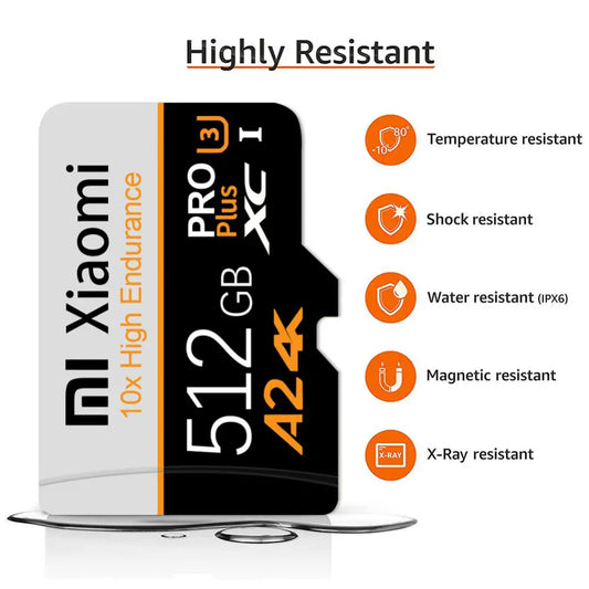 Xiaomi master copy Memory Card 1TB 256GB Mini SD/TF Cards High Speed Micro Flash MemoryCard 2TB 128GB 512GB Extreme Pro Flash Card