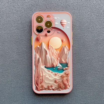 Printing Landscape Phone case For iPhone 15 14 7 8 Plus XS X XR 14 13