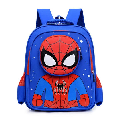 Amine School Backpack 3D Cartoon Spider Comic Backpacks Waterproof Lightweight Elementary Kids Schoolbag for Boys Girls