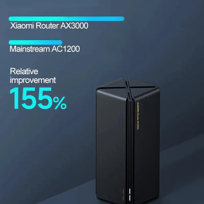 Xiaomi-enrutador Wifi Ax3000 Original, repetidor de extensión Gigabit, amplificador de señal WIFI 6 Nord Vpn Super Mesh 5GHz, aplicación Mijia