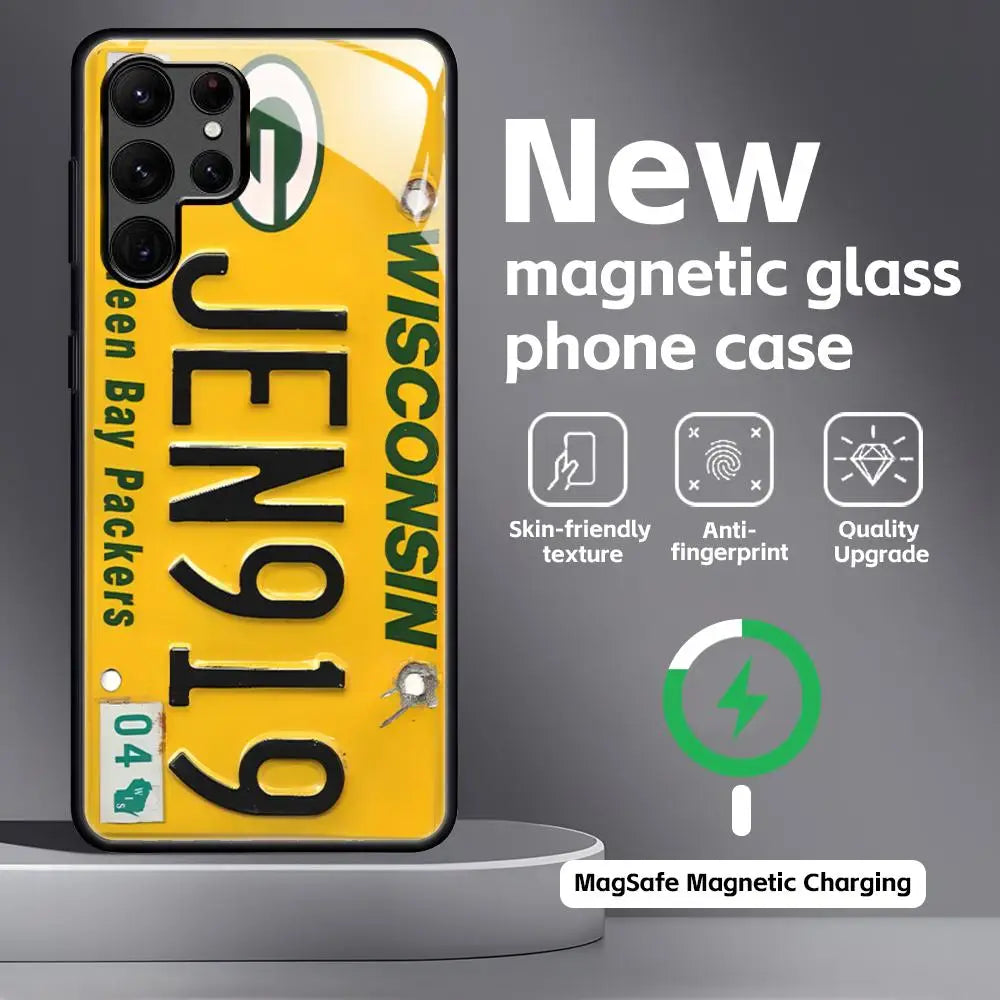 License Plate Magnetic Case for Samsung Galaxy