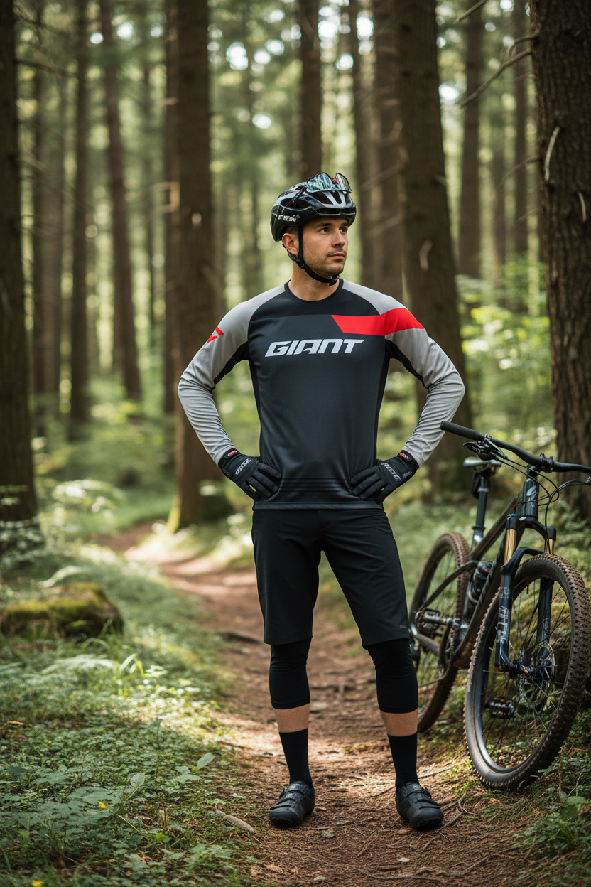 Off-road Endurance Downhill Jersey MTB Bicycle Shirt BMX Mountain Bike Sweatshirt Breathable Quick-Drying Shirt