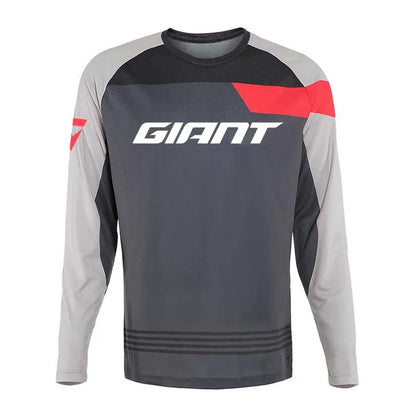 Off-road Endurance Downhill Jersey MTB Bicycle Shirt BMX Mountain Bike Sweatshirt Breathable Quick-Drying Shirt