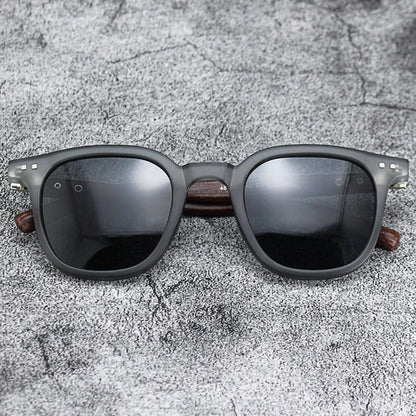 Men’s Vintage PC Frame Sunglasses - Classic Brand Driving Eyewear with Coating Lens