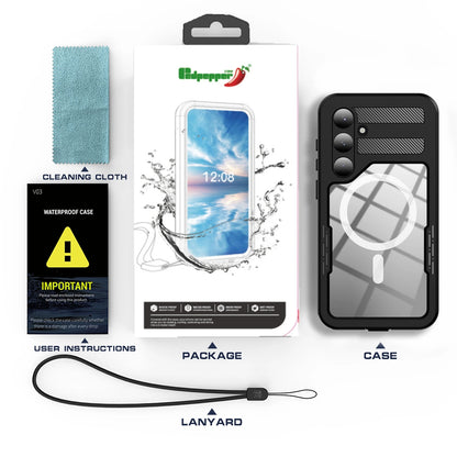 IP68 Waterproof Phone Case For Samsung Galaxy S24 Ultra S24 Plus Full Protection Swimming Diving Water Proof Phone Cover Fundas