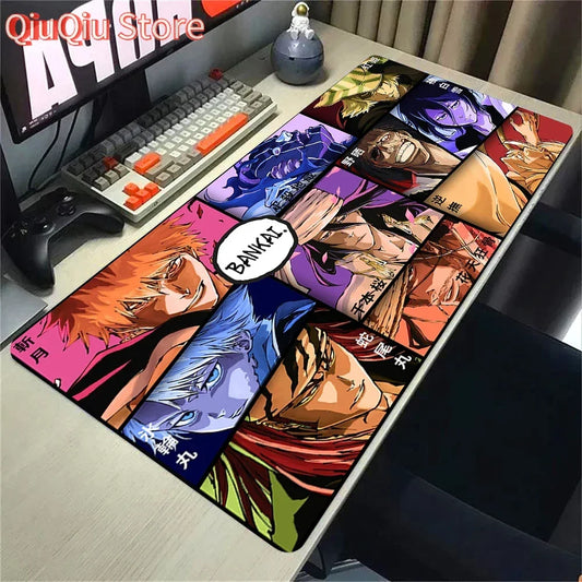 Hot Anime Bleach Mouse Pad Large Mousepad Manga Panel Laptop Office Shounen Rubber Soft Table Pc Gaming HD Printing Non-Slip Mat