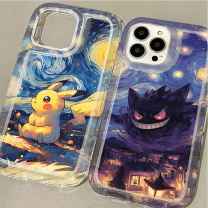 Anime Case for iPhone 15 14 13 12 11 Pro Max XR XS X 8 7 6 6S Plus SE 2020 Shockproof Clear TPU Protective Cover