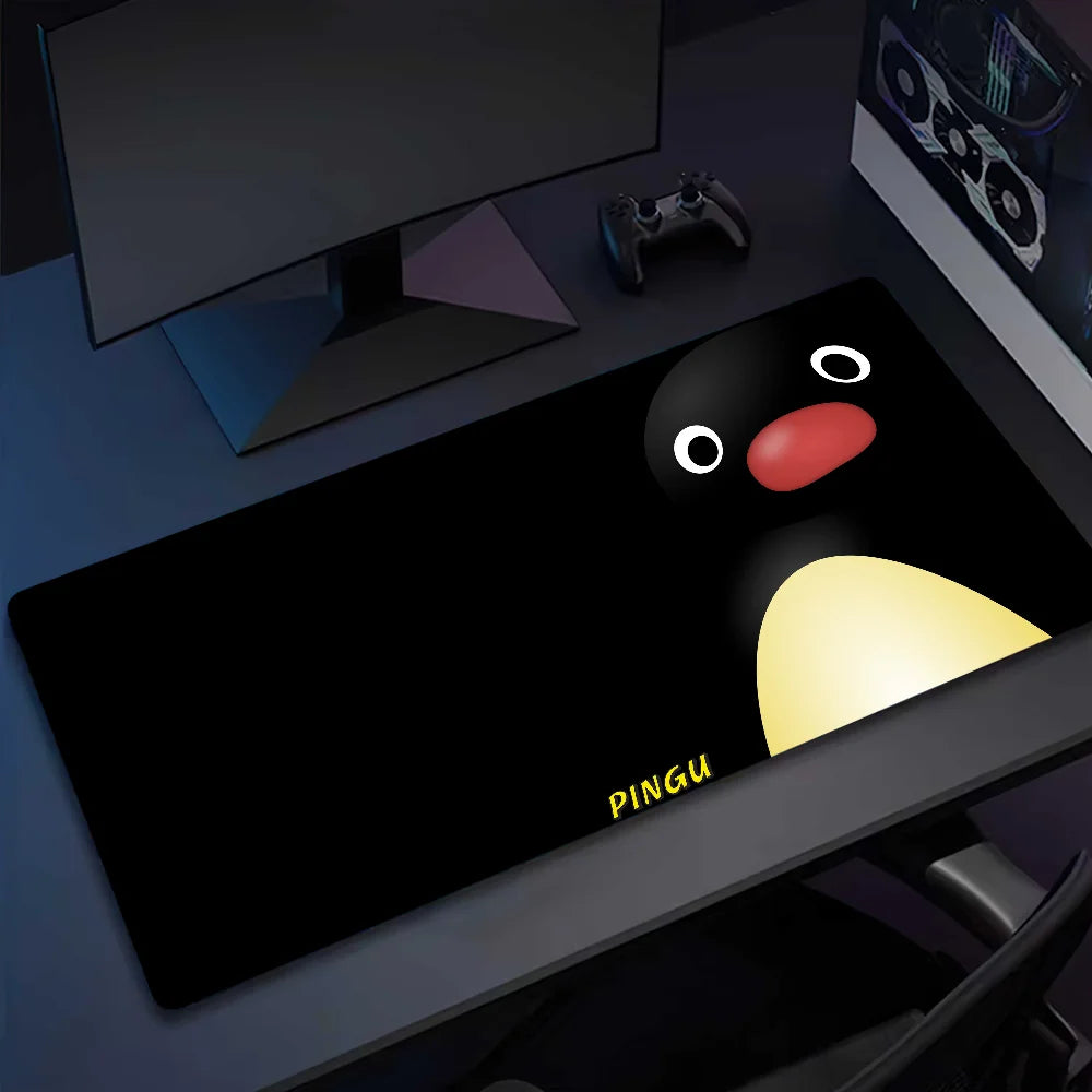 Mousepads Penguin Pingu Mat Non-slip Lockedge Office Student Gaming Thickened Large Writing Pad Cushion Mouse Pad