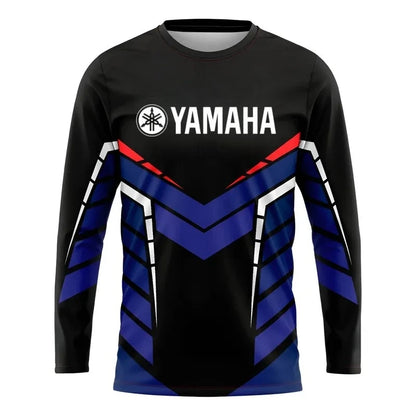 2026 Yamaha Design New Racing Cycling Suit - Men’s Off-Road Motorcycle Sports Fast Drying Long Sleeved Loose Jersey