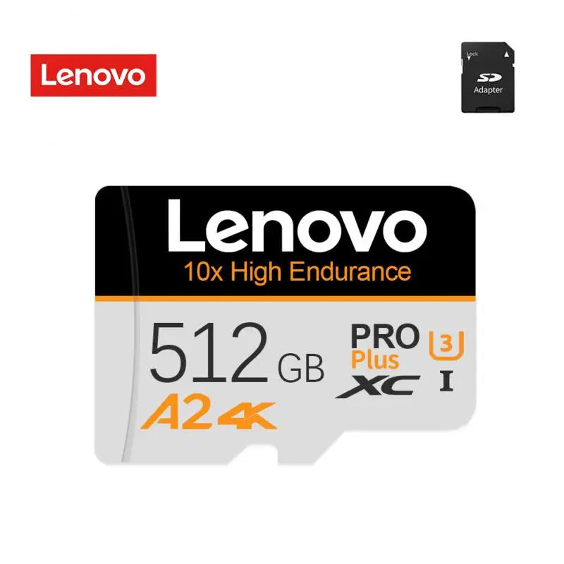Tarjeta de memoria Lenovo 2TB Clase 10, 1TB, 512GB, 256GB, Mini tarjeta SD, tarjeta Micro TF SD, 128GB, tarjeta de memoria Flash SD/TF para Nintendo Switch