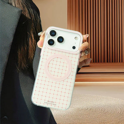 For iPhone 17 13 14 15 16 Pro Max Case Magsafe Happy Dapamine Color Anti-Collision Drop-proof Protective Cover for Summer Girls