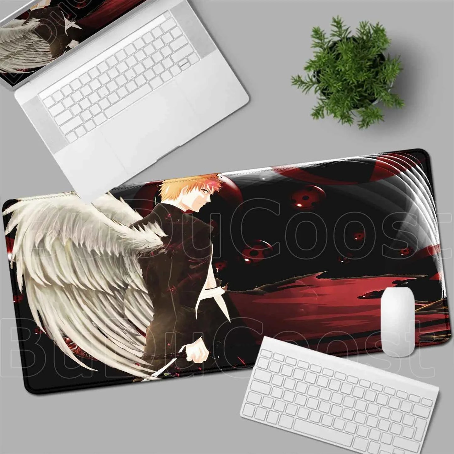 Super Cool Anime BLEACH Large Mouse Pad Laptop Gaming Cabinet Pc Keyboard Computer Desk Mat 900x400mm Gamer Accessories Mousepad