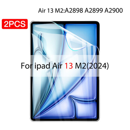 2PCS Hydrogel Film For Ipad Pro 11 12.9 Air 4 5 13 2024 Screen Protector For Ipad Mini 6 2 3 10.2 9.7 2021 9 Genration Not Glass