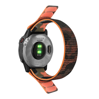 22mm 26mm QuickFit Nylon Loop Strap For Garmin Tactix 7 AMOLED Delta Bravo Band For Garmin Fenix 7X 6 PRO 5 3 Braided Watchbands