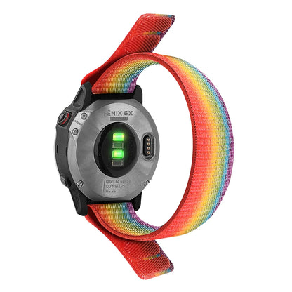 22mm 26mm QuickFit Nylon Loop Strap For Garmin Tactix 7 AMOLED Delta Bravo Band For Garmin Fenix 7X 6 PRO 5 3 Braided Watchbands