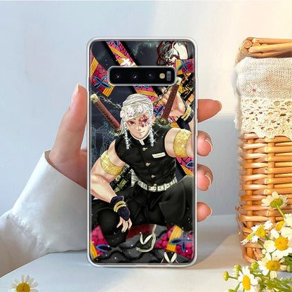 Anime😈Demon😈Slayer Phone Case For Samsung Galaxy S24 S22 S23 Ultra Back Cover