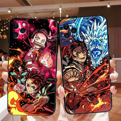 TanjiRo Nezuko Phone Case For Apple 16 iphone 15 14 13 12 11 Pro XS Max Mini X SE 8 7 Plus Case Capa Shell Cover