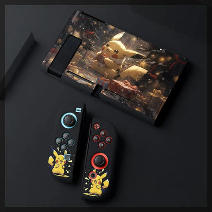 Pokemon Pikachu Soft TPU Skin Protective Case for Nintendo Switch NS OLED Joy-Con Controller Protection Housing Shell Cover Gift