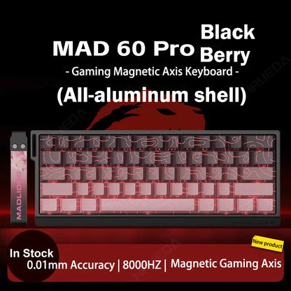 MADLIONS Mad 60he Mad60HE Mad 68HE Mechanical Keyboard Magnetic Switch Wired Hot Swap 8K Polling Rate Customized Gaming keyboard