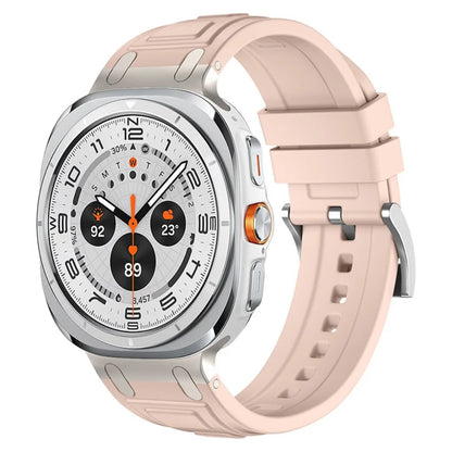 For Galaxy Watch7 Ultra Strap Armor Silicone Strap Waterproof BAND For Sanmsung Galaxy Watch 7Ultra 47mm Sport Strap Wristband