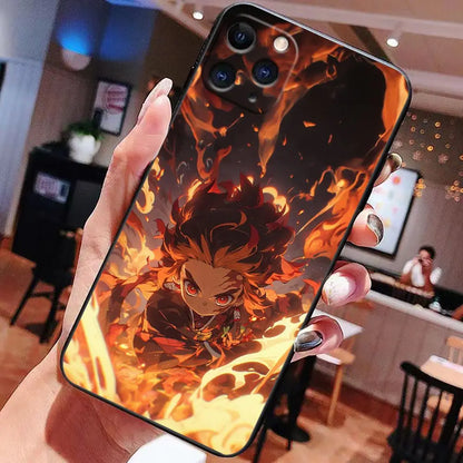TanjiRo Nezuko Phone Case For Apple 16 iphone 15 14 13 12 11 Pro XS Max Mini X SE 8 7 Plus Case Capa Shell Cover