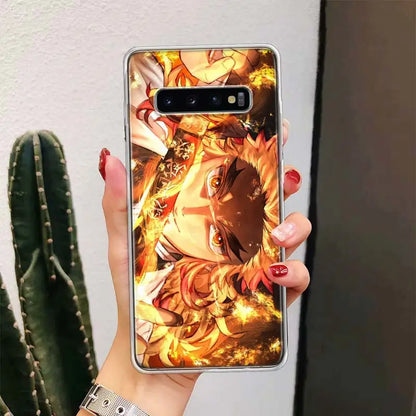 Japan Anime Phone Case For Samsung Galaxy S23 S24 Ultra Soft Cove
