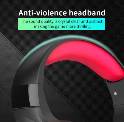G7 Gaming Headset With Noise-cancelling Microphone Surround Sound 3.5mm Wired LED Lights Gaming Headset For Gamers PC Laptop