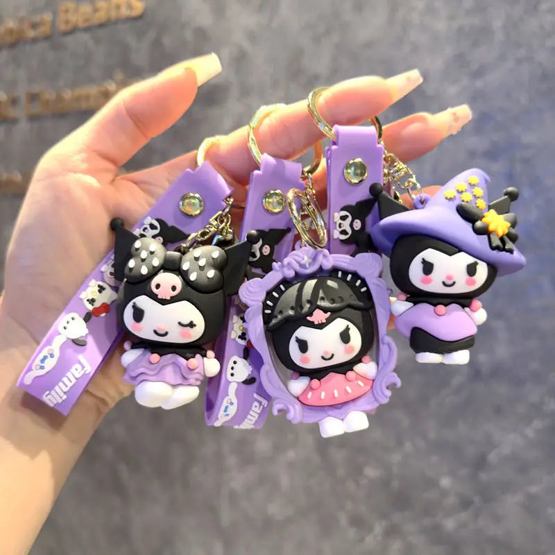 Rebel Kuromi Charm Keychain