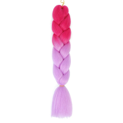 AZQUEEN 24 Inch Jumbo Braids Extensions Synthetic Braiding Hair Afro Ombre Color kanekalon Hair for Children Braid