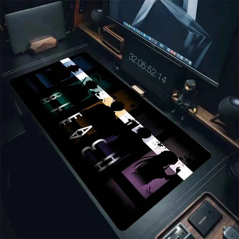 XXL Anime BLEACH Large Mouse Pad Gamer Cabinet Pc Keyboard коврик для мыши Computer Desk Mat 90x40CM Gaming Accessories Mousepad