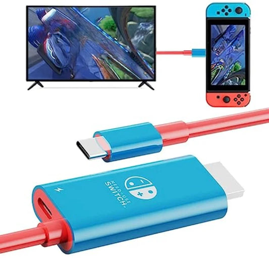 Base de interruptor portátil, Cable de conversión USB tipo C a HDMI para modo de acoplamiento de TV, Compatible con Nintendo Switch, Steam Deck