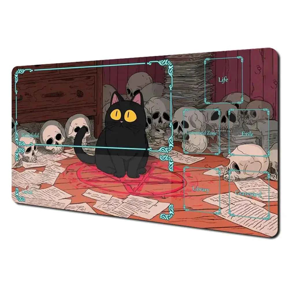 Cut cat Mouse Pad The Magic Gathering Playmat Mousepad for MTG TCG Office Desk Mat for Work Game Mini PC Laptop Cute Rug Carpet