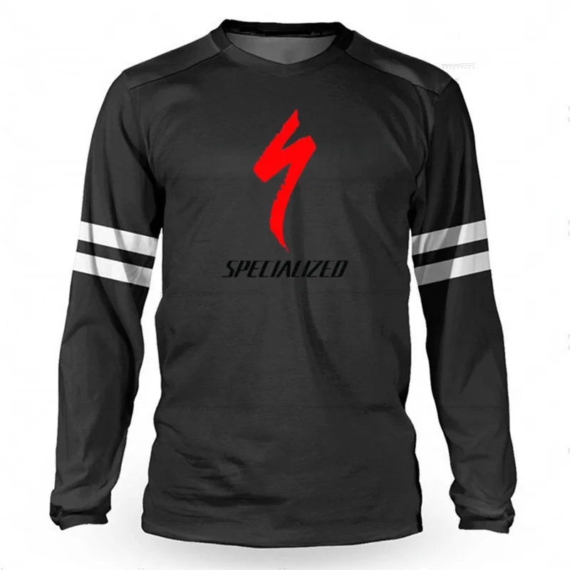 Mtb Jersey DH Motorcycle Endurance Sports Shirt Mountain Bike Men's Motorcycle Off-road Quick Dry Long Sleeved Shirt