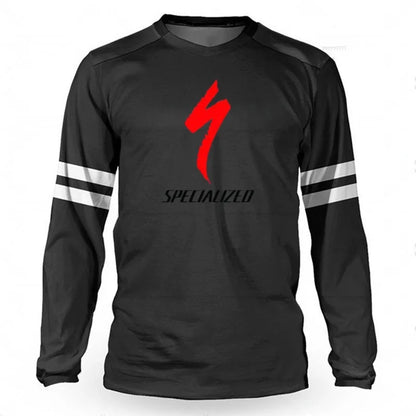 Mtb Jersey DH Motorcycle Endurance Sports Shirt Mountain Bike Men's Motorcycle Off-road Quick Dry Long Sleeved Shirt