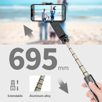 Gimbal Stabilizer Selfie Stick Tripod with Fill Light  Wireless Bluetooth for HUAWEI Xiaomi IPhone 13 Cell Phone Smartphone
