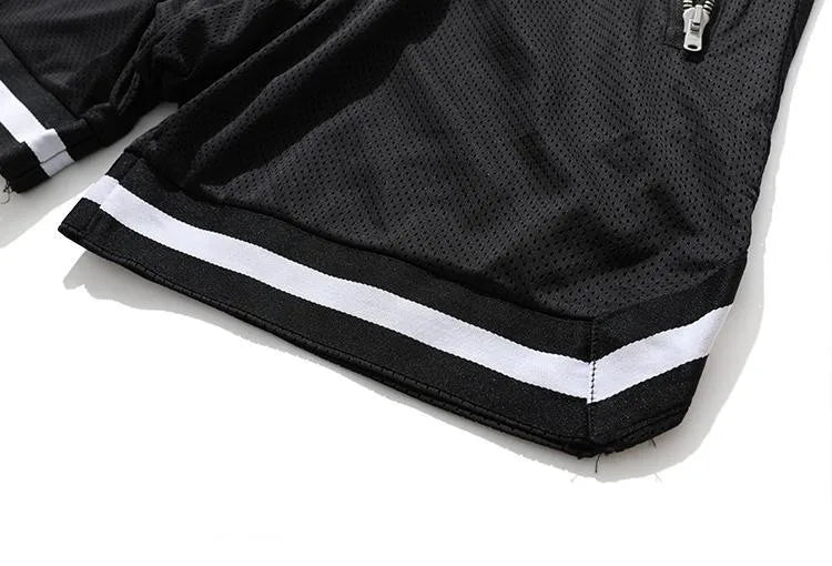 Summer Basketball Shorts Male Casual Sports Shorts Mesh Fitness Short Trousers Breathable Five Points Pant Y2k Running Clothing
