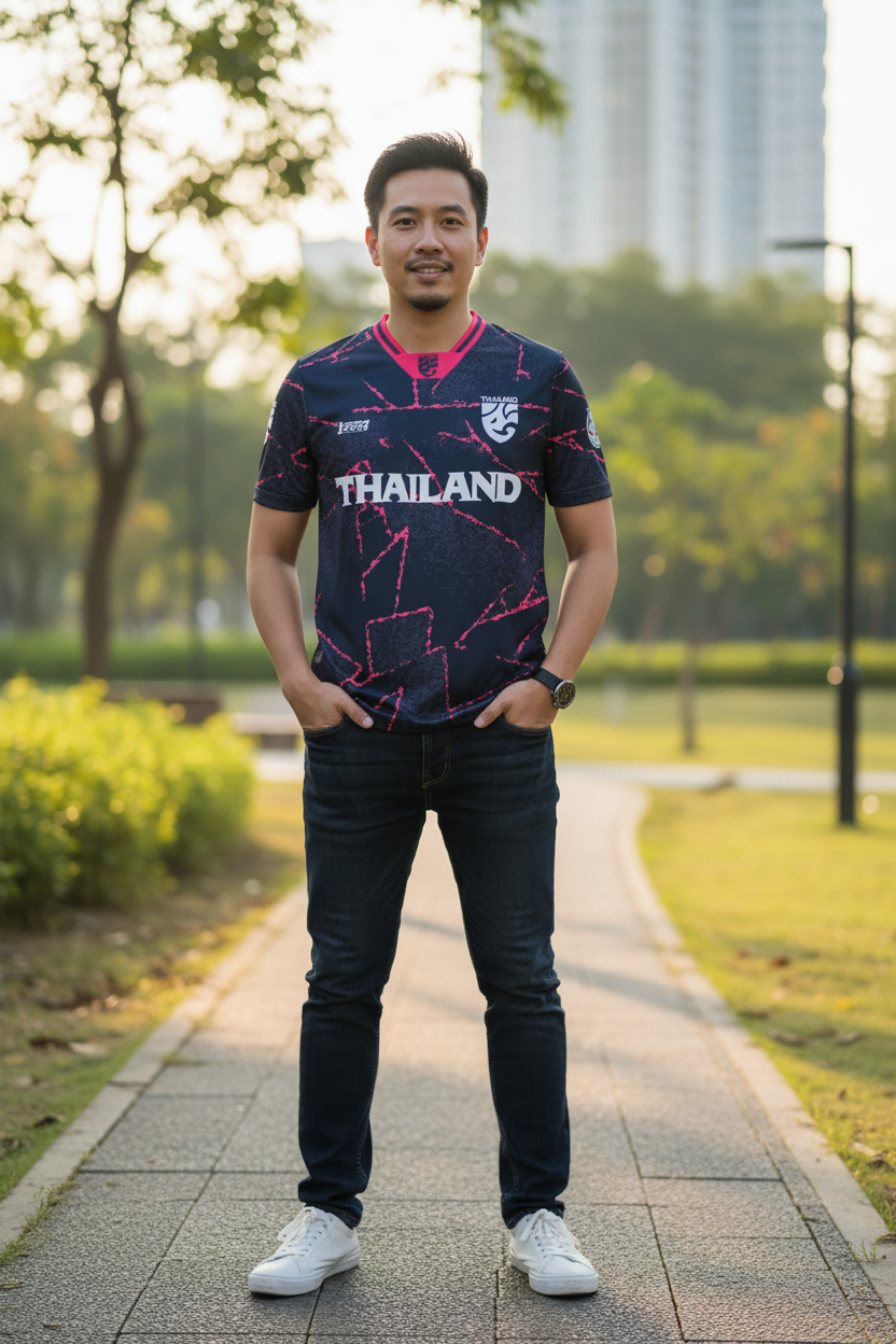 Elephant Print 3D Rugby T-Shirt