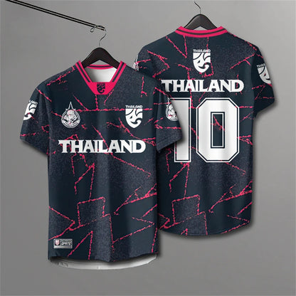 Elephant Print 3D Rugby T-Shirt