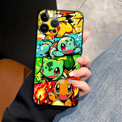 Animated Pokémon Design Phone Case for Apple iPhone 17 Pro Max