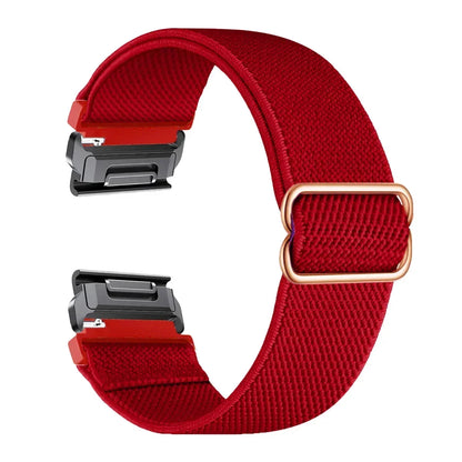 Elastic Woven Nylon Loop Strap For Garmin 22 26mm Fenix 7 7X 6X 6s 6 Pro 5 5s 5X Plus 3HR 945 Epix Gen 2 Enduro Quickfit Band